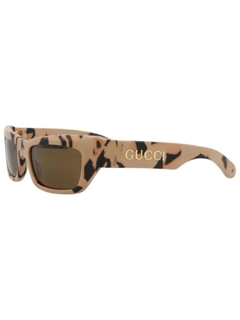 New Gucci Mens Cat Eye Havana Havana Brown Fashion Designer Sunglasses